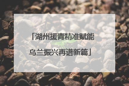湖州援青精准赋能 乌兰振兴再谱新篇