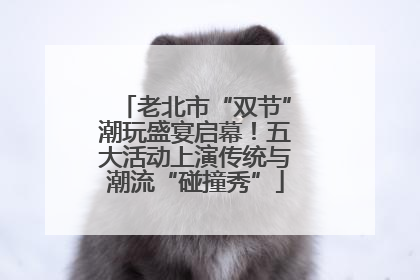 老北市“双节”潮玩盛宴启幕！五大活动上演传统与潮流“碰撞秀”