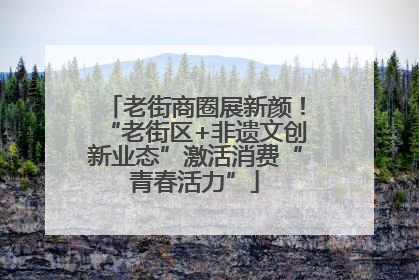 老街商圈展新颜！“老街区+非遗文创新业态”激活消费“青春活力”