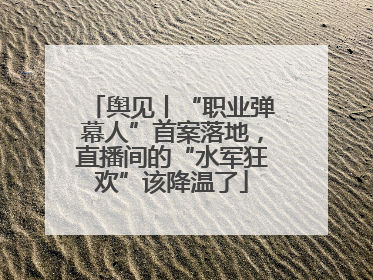 舆见丨“职业弹幕人”首案落地，直播间的“水军狂欢”该降温了