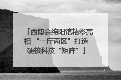 西博会绵阳馆精彩亮相 “一厅两区”打造硬核科技“矩阵”