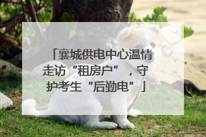 襄城供电中心温情走访“租房户”，守护考生“后勤电”