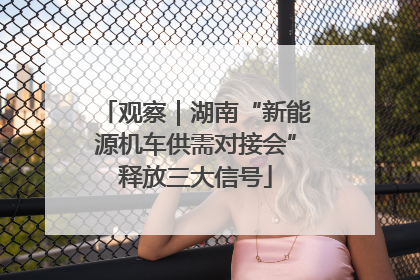 观察｜湖南“新能源机车供需对接会”释放三大信号