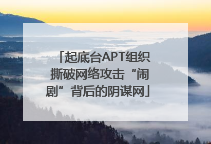 起底台APT组织 撕破网络攻击“闹剧”背后的阴谋网