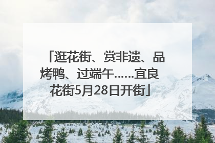 逛花街、赏非遗、品烤鸭、过端午……宜良花街5月28日开街