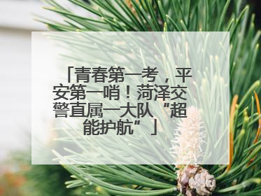 青春第一考，平安第一哨！菏泽交警直属一大队“超能护航”
