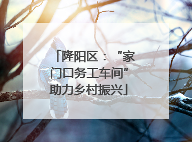 隆阳区：“家门口务工车间”助力乡村振兴