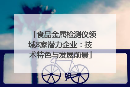 食品金属检测仪领域8家潜力企业：技术特色与发展前景
