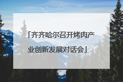齐齐哈尔召开烤肉产业创新发展对话会