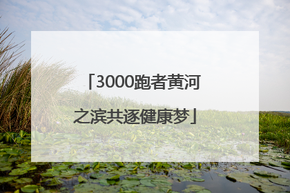 3000跑者黄河之滨共逐健康梦