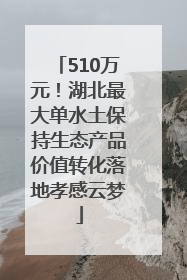 510万元！湖北最大单水土保持生态产品价值转化落地孝感云梦